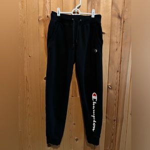 Champions women’s black sweatpants, size small, in good condition